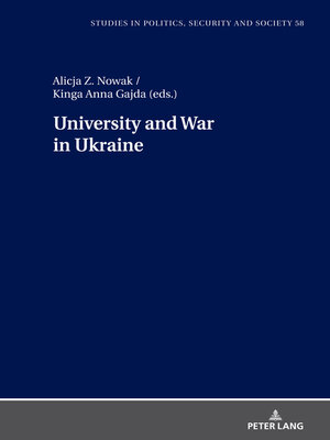 cover image of University and War in Ukraine